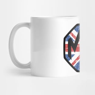 The MG logo with Union Jack background. Cool! Mug
